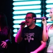 Kissprty live v klubu Calabria Palace v Plzni - zpvn Kissprty songu - zleva: Olga Lounov, Vla Jaro, Zorka Kepkov
